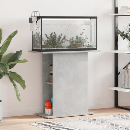 Vidaxl Soporte De Acuario Madera Ingeniería Gris Hormigón 75x36x72,5cm_1