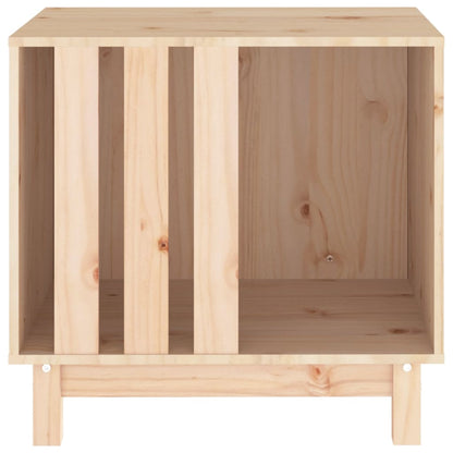 Caseta Para Perros Madera Maciza De Pino 60x45x57 Cm_3