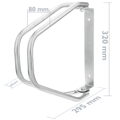 Soporte Para Aparcar Bicicletas En Pared Aparcamiento Orientable Para 2 Bicis_2