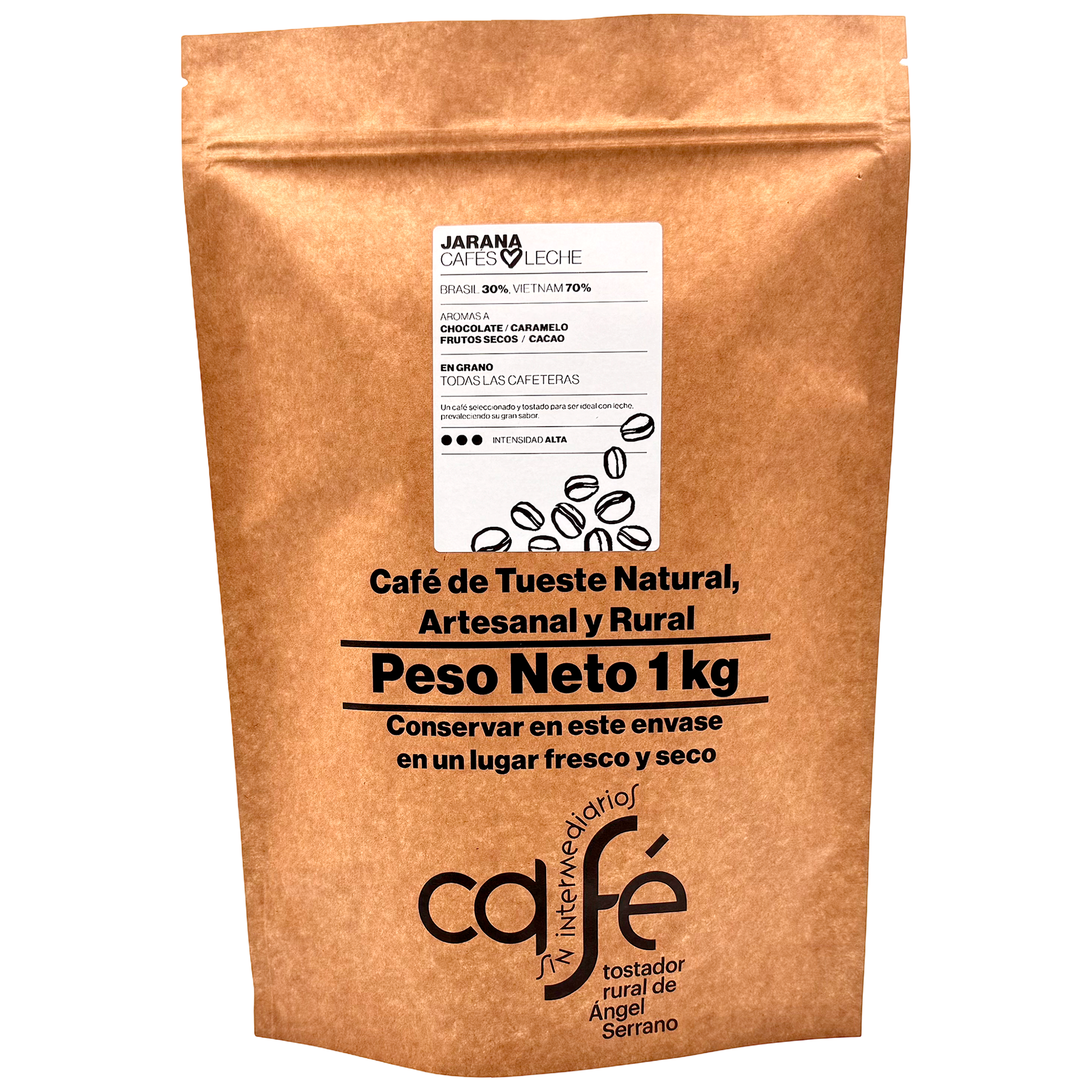 Cafe Sin Intermediarios Café Vietnam Jarana En Grano 1 Kg_0