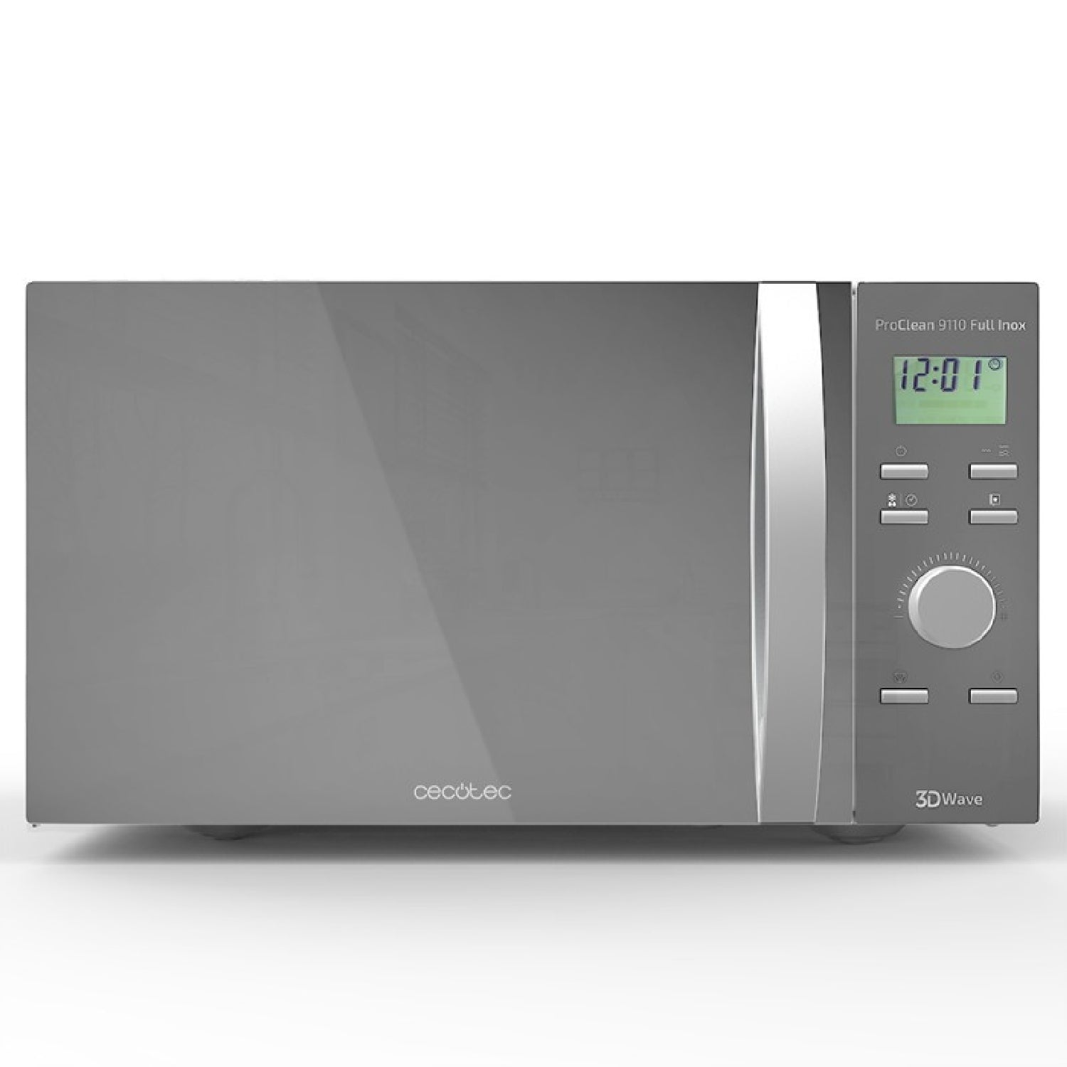 Microondas Con Grill Proclean 9110 Fullinox. 1000 W, 30 Litros, 5 Niveles De Potencia, 8 Programas, Temporizador De 60 Mins, Revestimiento Ready2cle_0