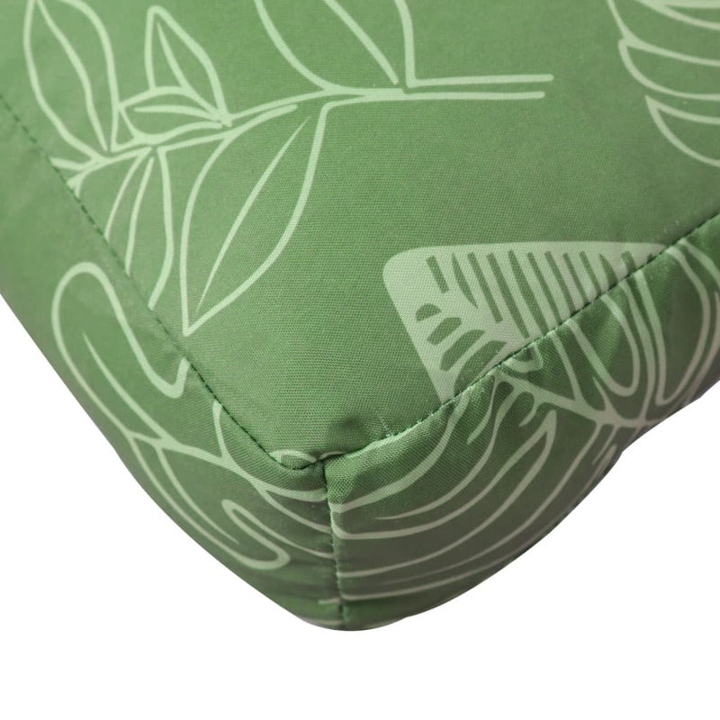 Vidaxl Cojines Para Palets 2 Unidades Tela Estampado De Hojas_5