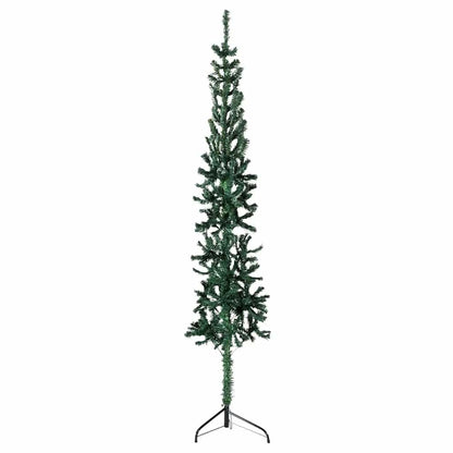 Vidaxl Medio Árbol De Navidad Artificial Con Soporte Verde 240 Cm_0