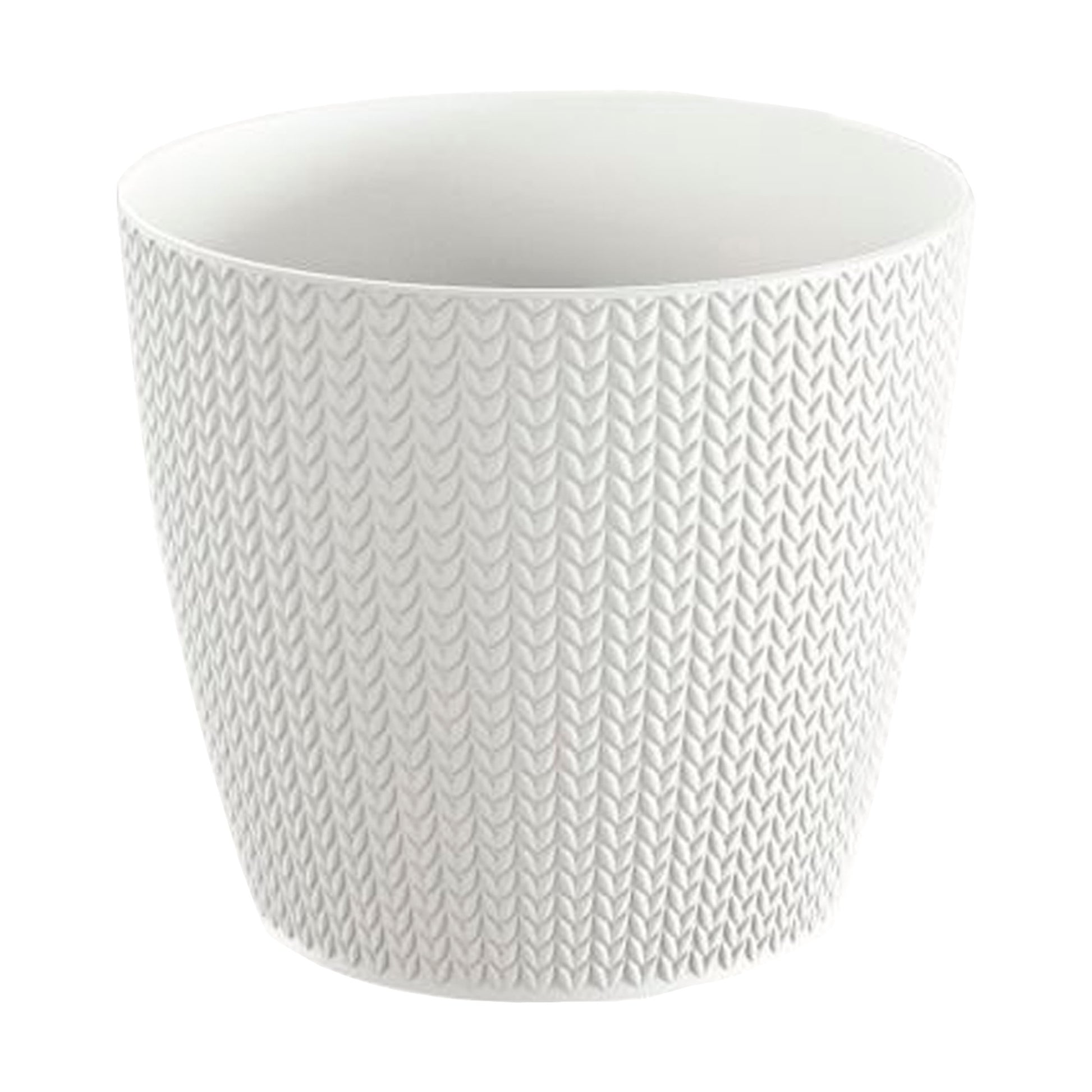 Maceta Wheaty 5,4l., Dimensiones (mm) 218x218x193, Color Blanco_0