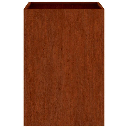 Jardinera De Acero Corten 42x38x75 Cm_5