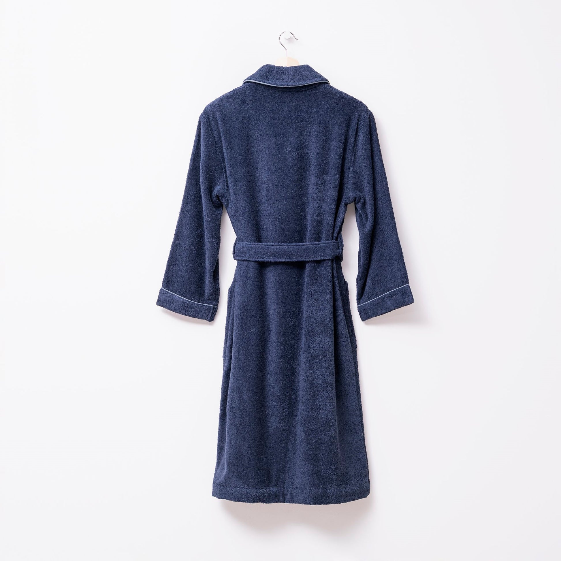 Albornoz S/m 100% Algodón 360gsm Navy Scalpers Home_3