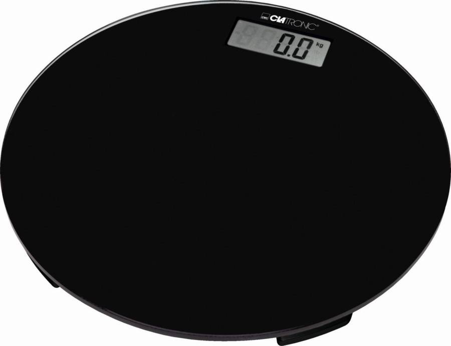 Báscula De Baño Digital Cristal Templado, Alta Medición 150 Kg 100 G, Apagado Automático Clatronic Pw 3369 Negro_0