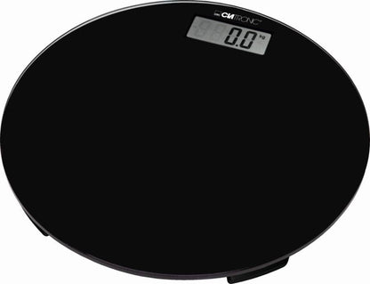 Báscula De Baño Digital Cristal Templado, Alta Medición 150 Kg 100 G, Apagado Automático Clatronic Pw 3369 Negro_0