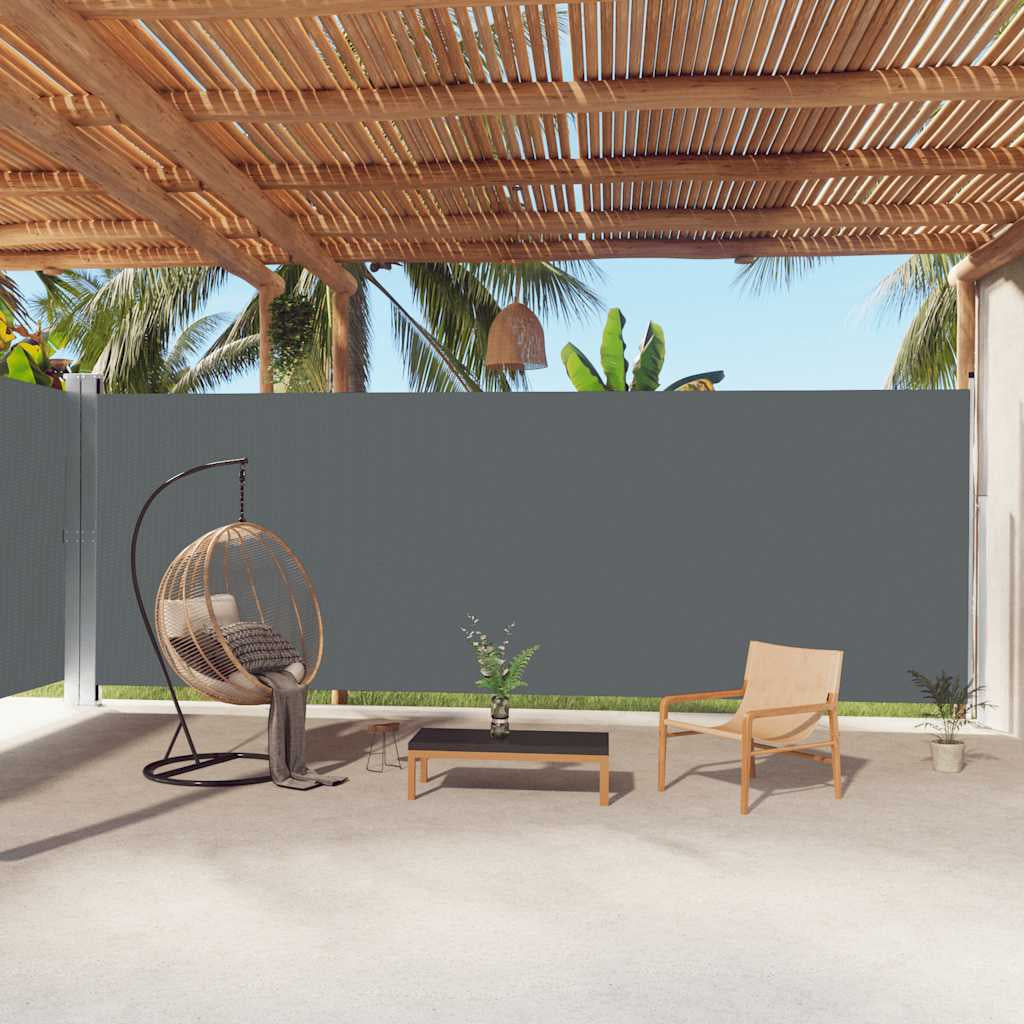 Vidaxl Toldo Lateral Retráctil Antracita 220x1000 Cm_1