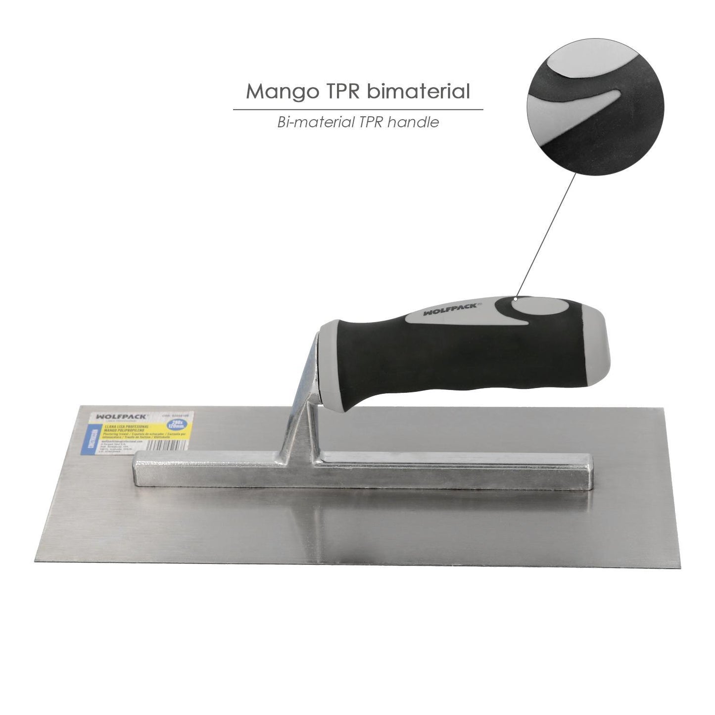 Llana Profesional Mango Polipropileno Lisa  280x120 Mm._2