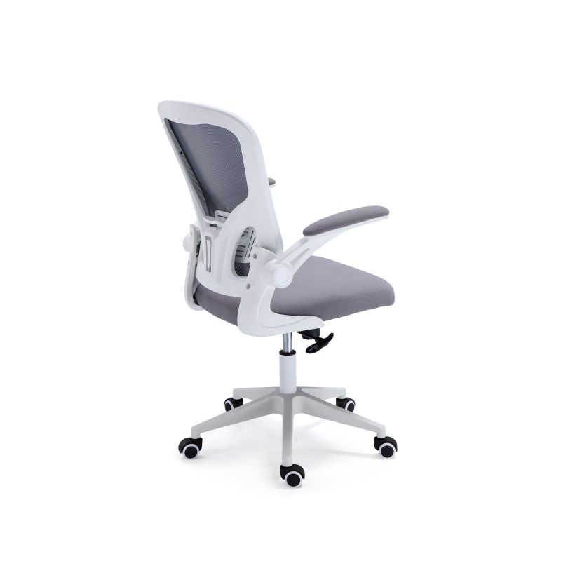 Silla De Oficina Lexi Metal, Blanco, 64 X 98/108 X 66_2