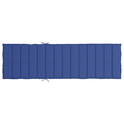 Vidaxl Cojín De Tumbona De Tela Oxford Azul 200x60x3 Cm_4