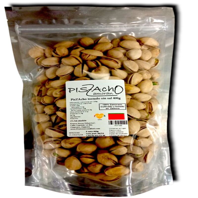 Pistacho Tostado Sin Sal España 400g_0