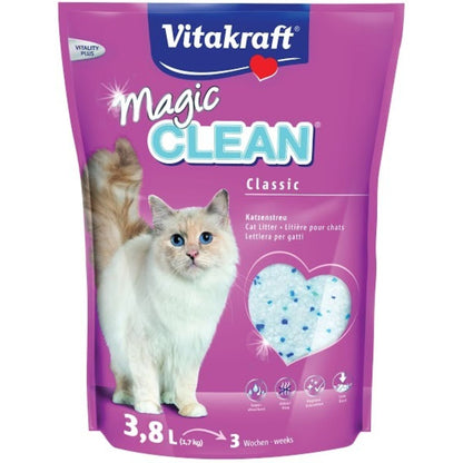 Vitakraft Magic Clean Perlas de gel de sílice súper absorbentes 4,2 L
