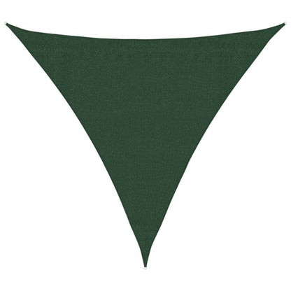 Vidaxl Toldo De Vela Verde Oscuro Hdpe 160 G/m² 3,6x3,6x3,6 M_0