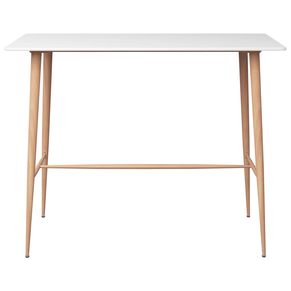 Mesa De Bar Blanco 120x60x105 Cm_0
