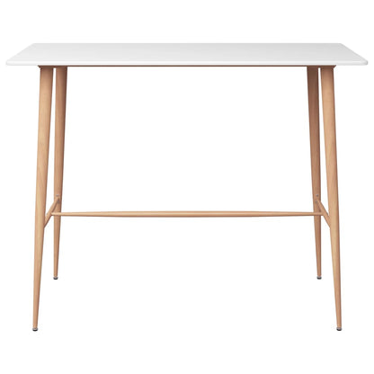 Mesa De Bar Blanco 120x60x105 Cm_0