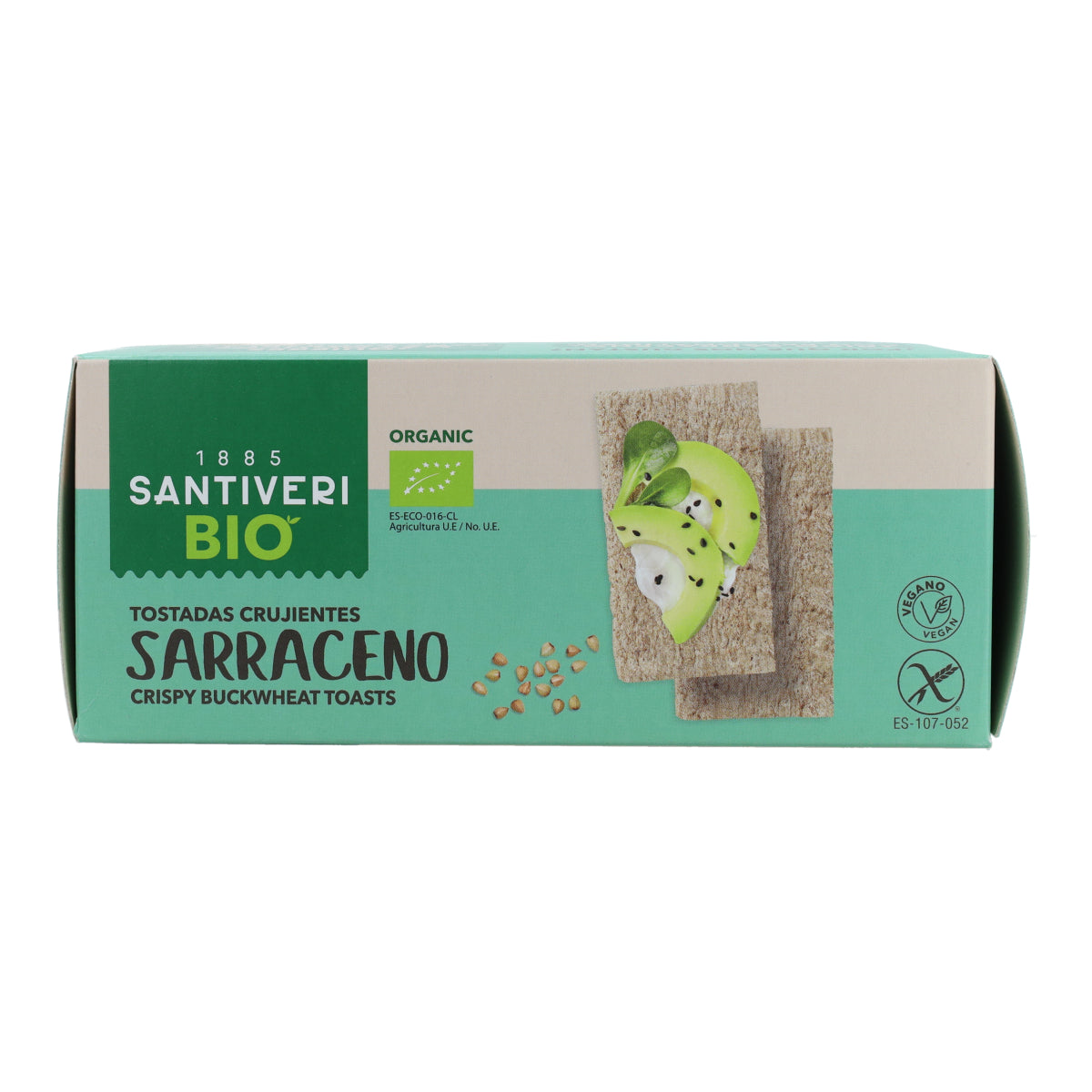 Tostadas Ligeras y Crujientes de Trigo Sarraceno Bio Santiveri 100 g