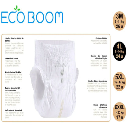 Pants de bambú Pure Ecoboom talla L 24 uds