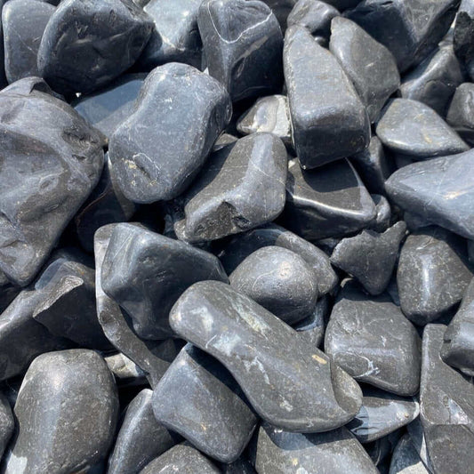 Canto Rodado Negro Grafito / Big Bag 1.000 Kg. / 40-60 Mm_0