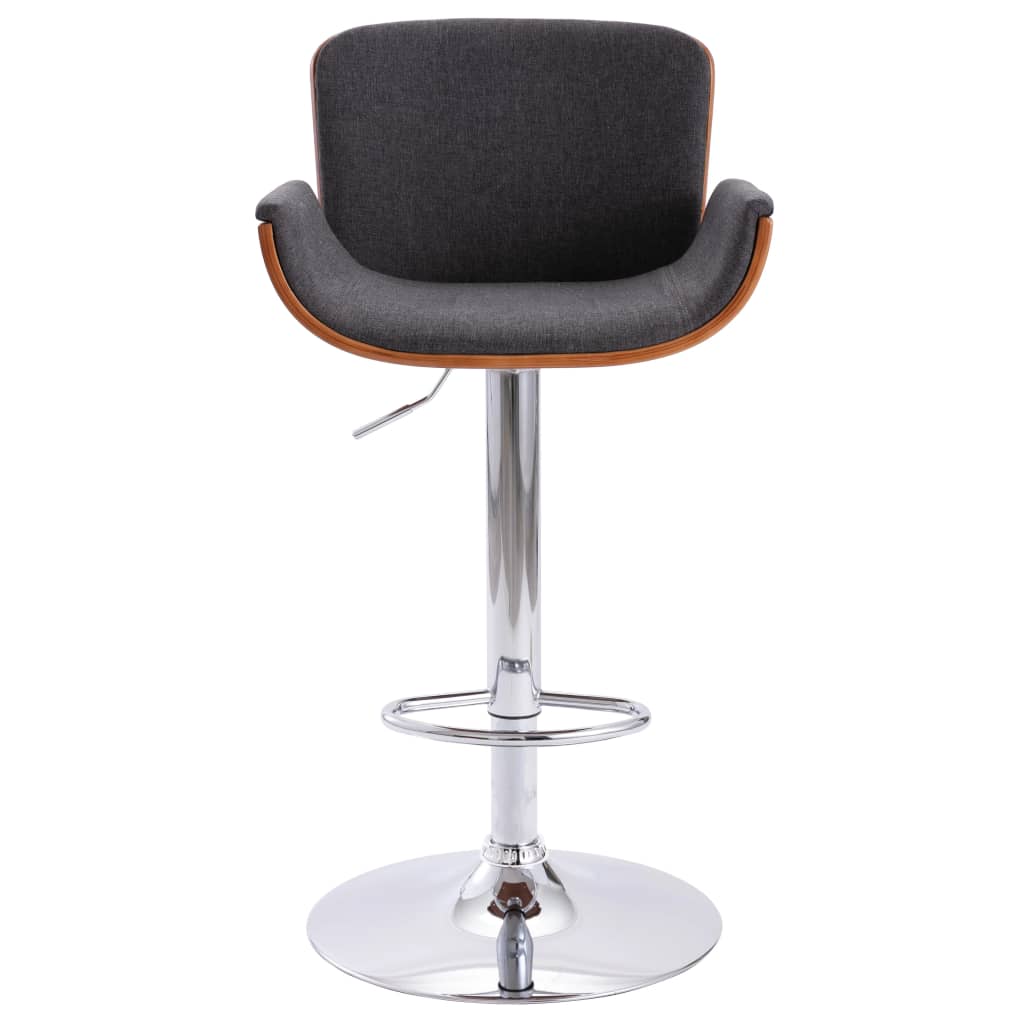 Taburete De Cocina Tela Gris_0