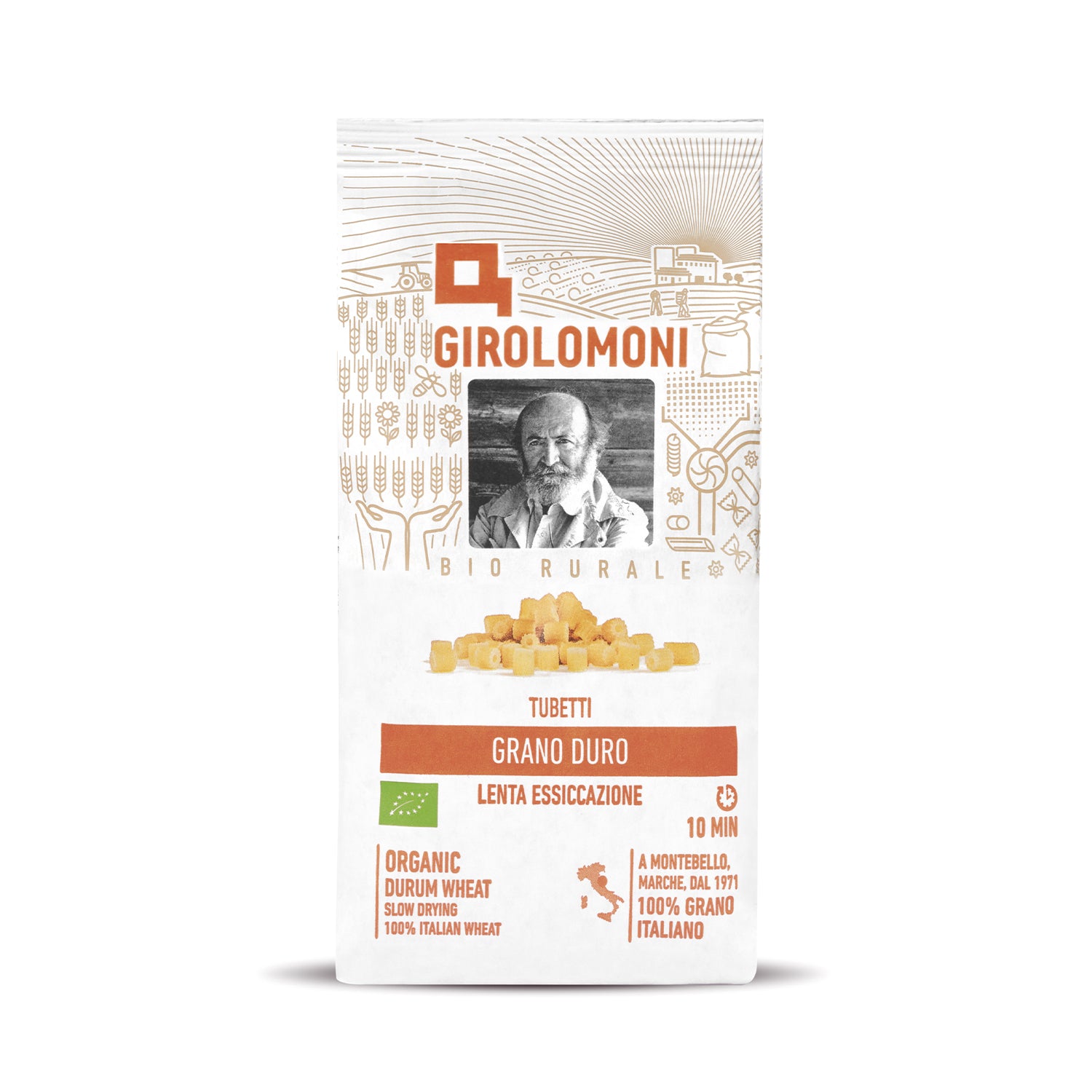Pistones Tubetti de trigo bio Girolomoni 500g