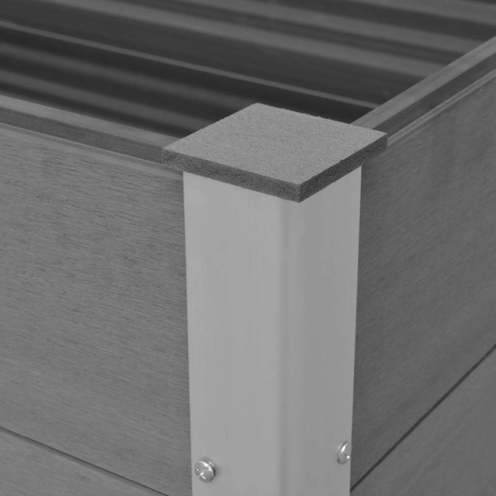 Arriate De Wpc Gris 150x50x54 Cm_5
