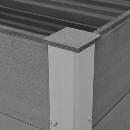 Arriate De Wpc Gris 150x50x54 Cm_5