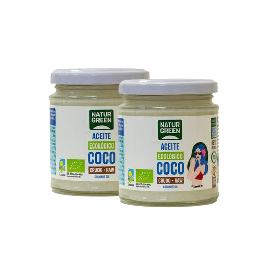 Pack 2 uds Grasa de Coco Bio NaturGreen 400 g
