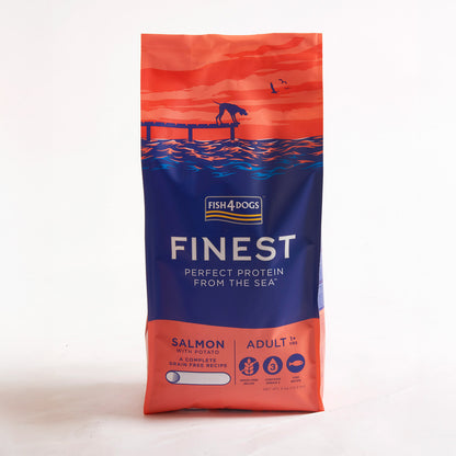 Fish4dogs Pienso Para Perro Adulto Sin Cereales – Salmón Y Patata 6 Kg_0