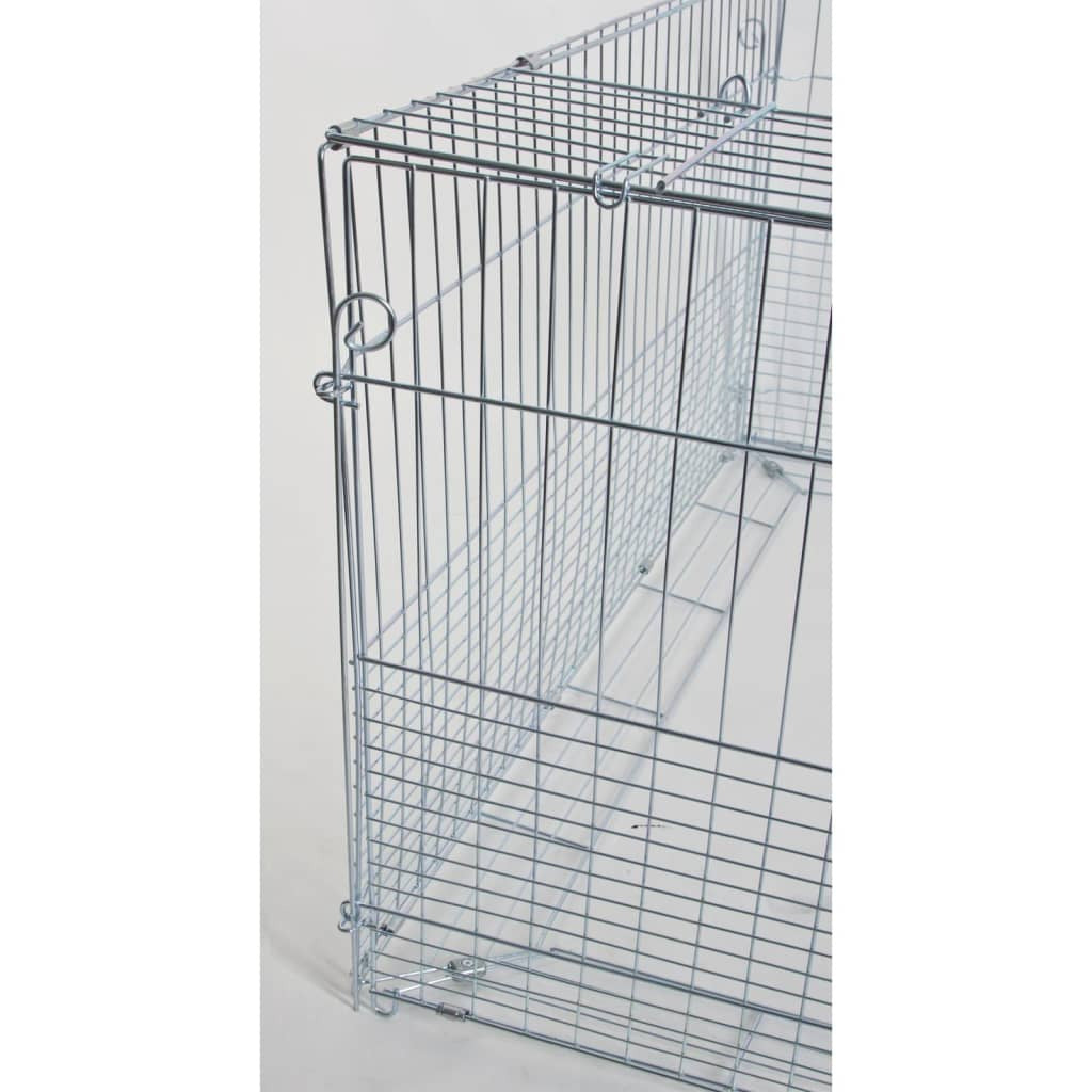 Kerbl Recinto De Granja Animales Jóvenes Barrera Cromado 144x112x60 Cm_4