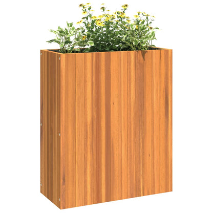 Jardinera De Madera Maciza De Acacia 59x27,5x70 Cm_3