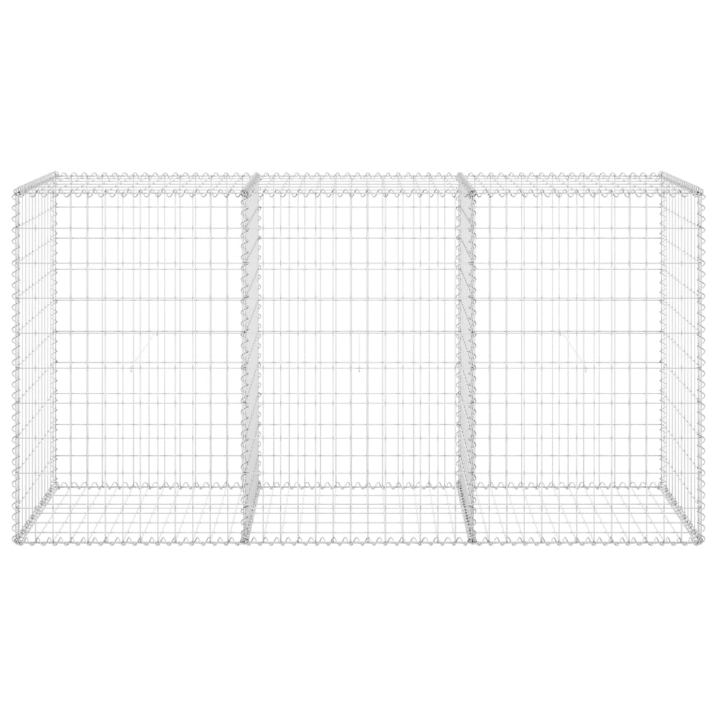 Muro De Gaviones Con Cubiertas Acero Galvanizado 200x60x100 Cm / Vetonek_4