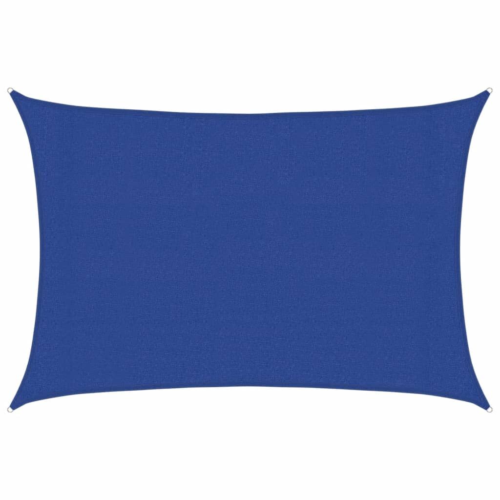 Vidaxl Toldo De Vela Rectangular Hdpe Azul 160 G/m² 3x4,5 M_0
