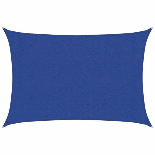 Vidaxl Toldo De Vela Rectangular Hdpe Azul 160 G/m² 3x4 M_0