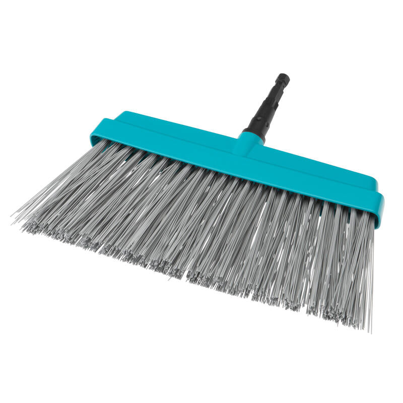 Escoba De Terraza Combisystem Gardena 3609-20 Turquesa / Gris, Sin Mango_0