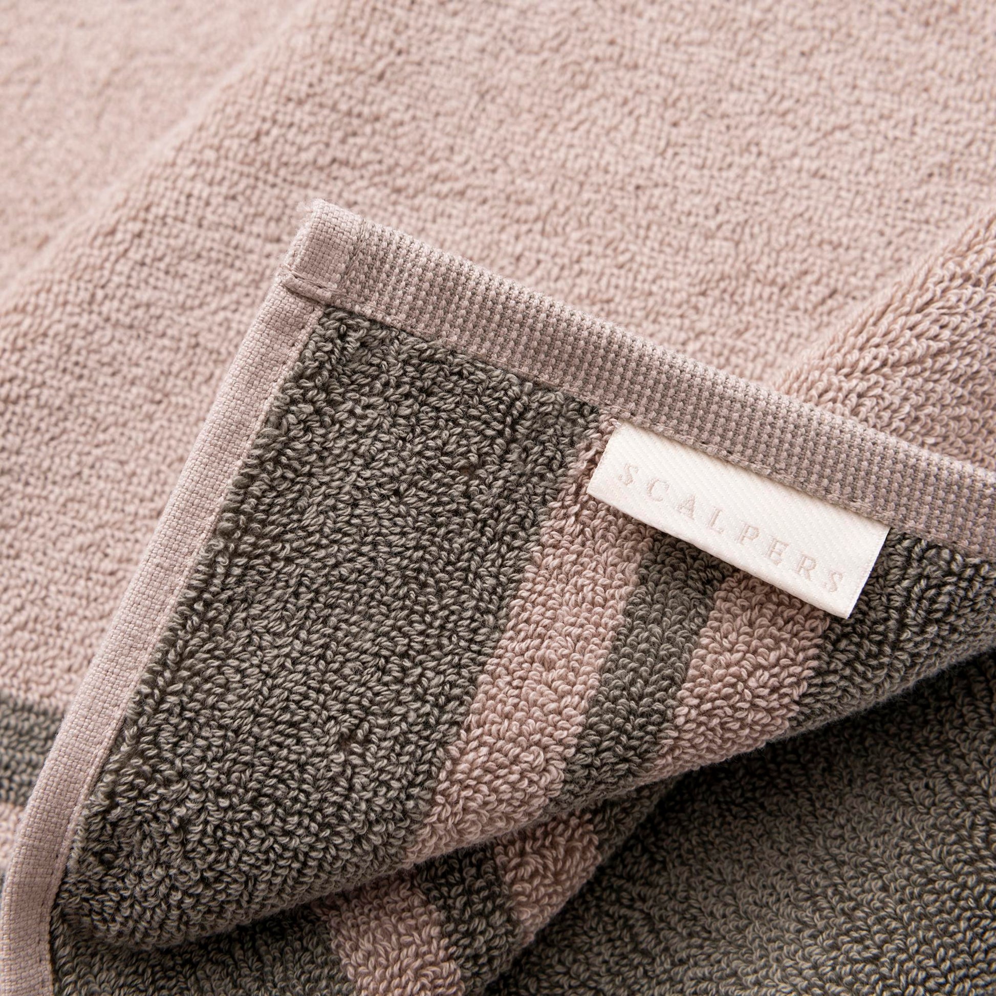 Alfombrilla De Baño 50x80cm En Algodón Beige Con Rayas Scalpers Home._5