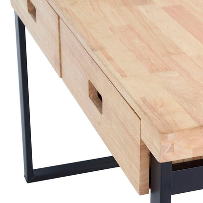 Mesa De Escritorio Natural 2 Cajones_3