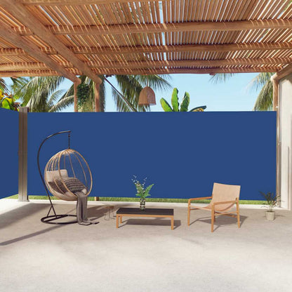 Vidaxl Toldo Lateral Retráctil Azul 220x1000 Cm_1
