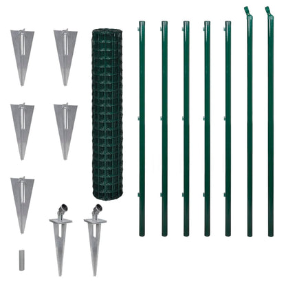 Set De Euro Valla Acero Verde 10x1,5 M / Vetonek_3