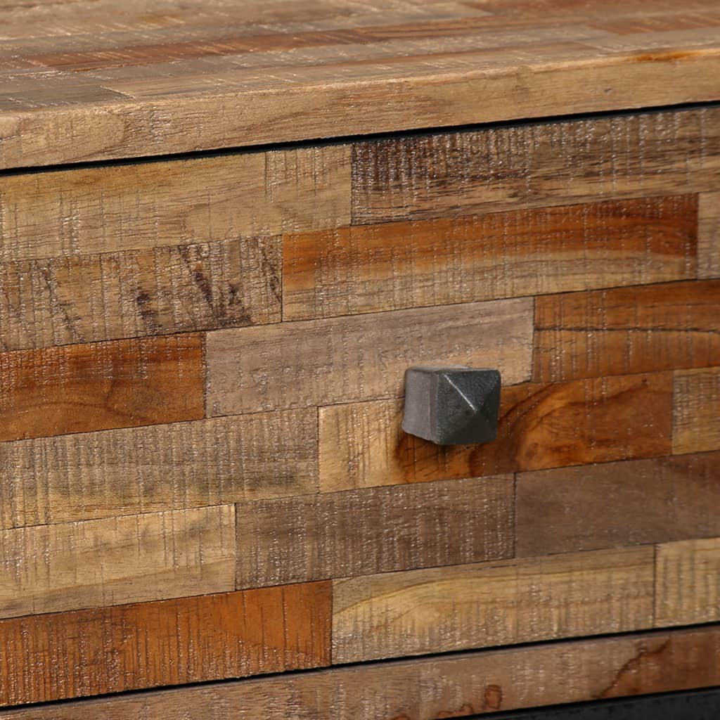 Aparador Con 6 Cajones Madera De Teca Reciclada 70x30x76 Cm_3