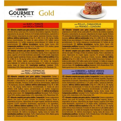 GOURMET GOLD Tartaleta Multipack (8 x 85 g)