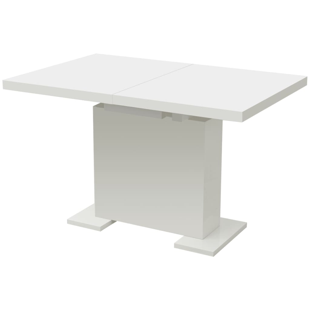 Mesa De Comedor Extensible Negra Con Brillo_2