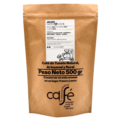 Cafe Sin Intermediarios Café Colombia Jaleo En Grano Para Americana 500 G_0