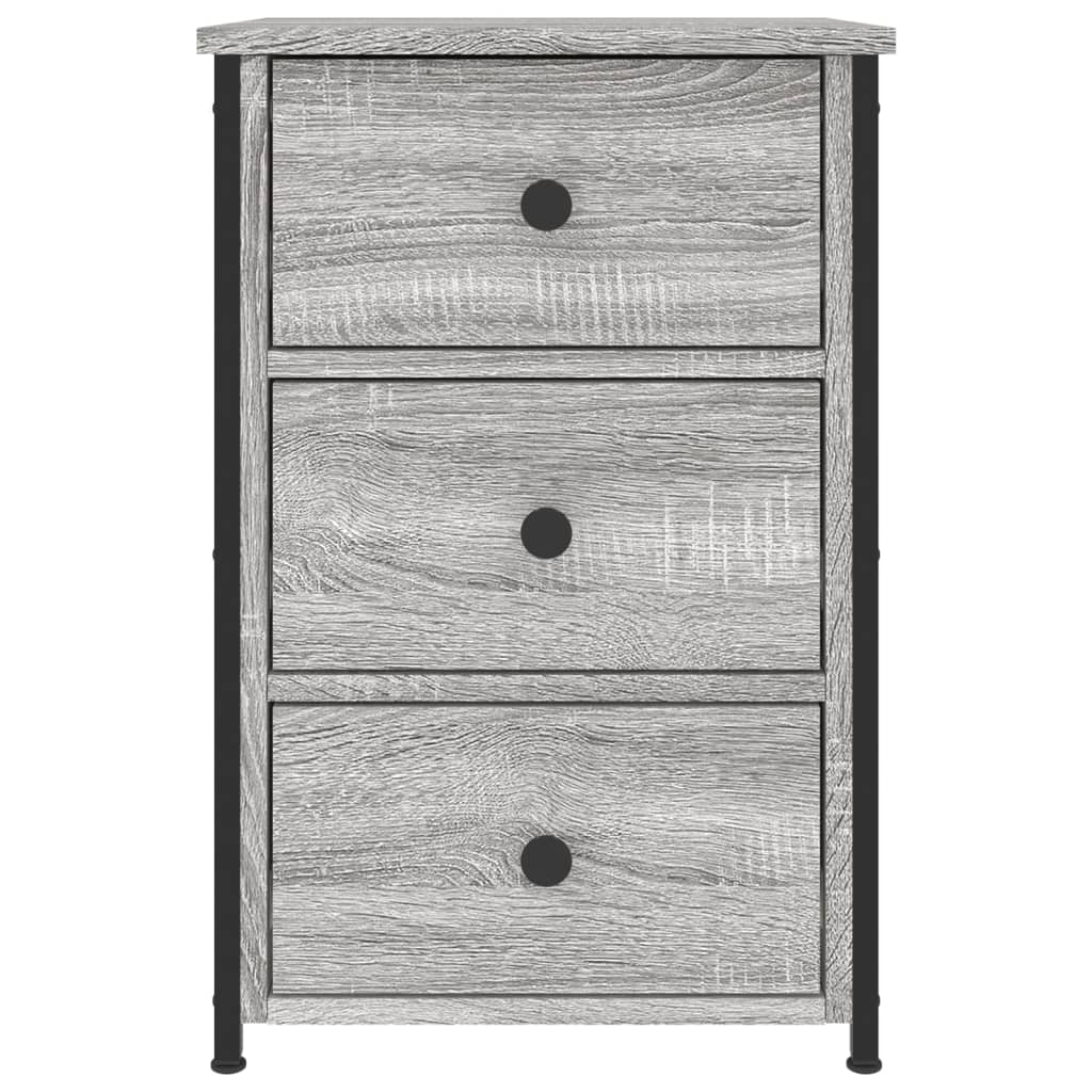 Mesitas Noche 2 Uds Madera Ingeniería Gris Sonoma 40x36x60 Cm_4