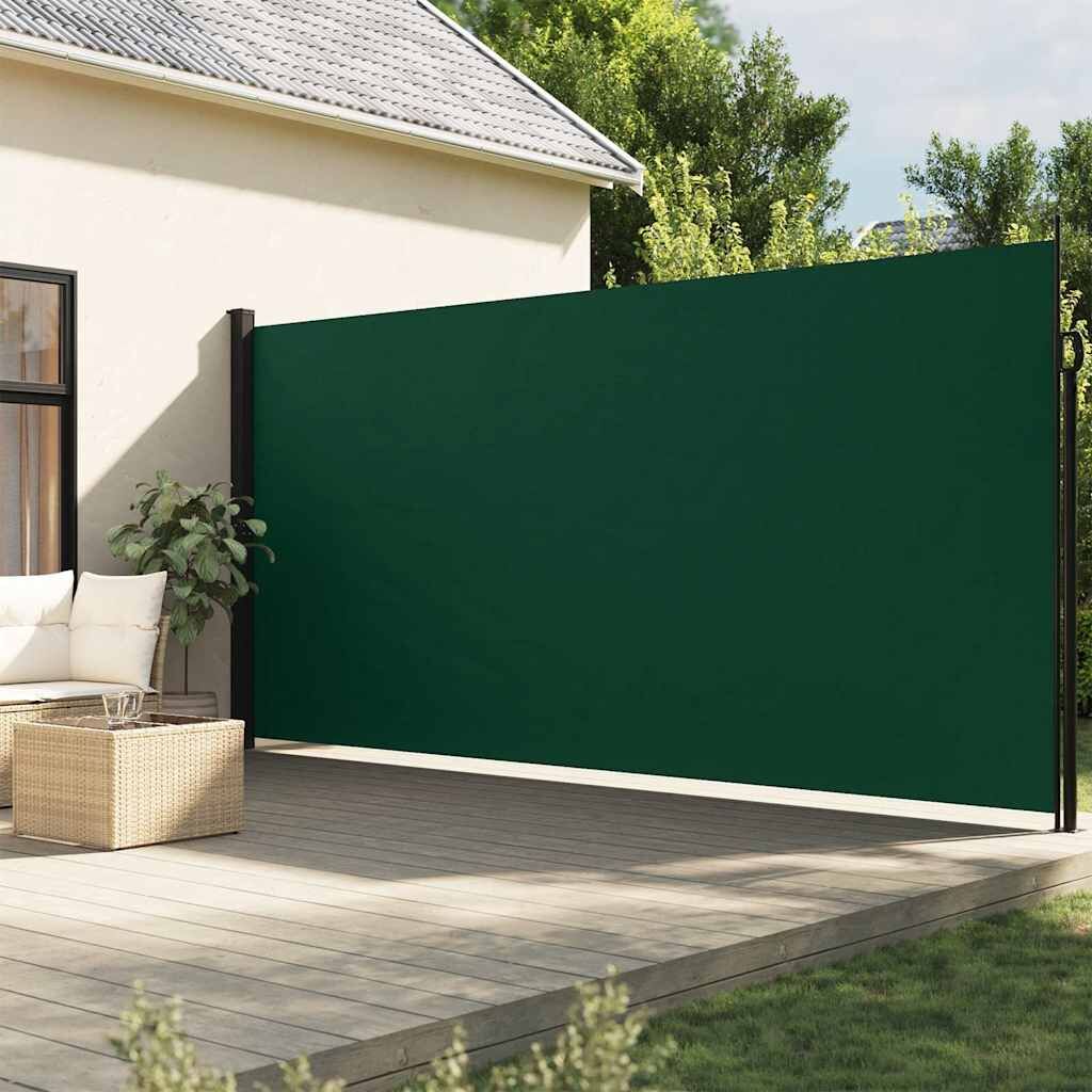 Vidaxl Toldo Lateral Retráctil Verde Oscuro 220x300 Cm_1