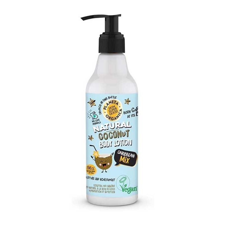 Leche corporal Super Skin Good Coconut Caribbean Organic Shop 250ml