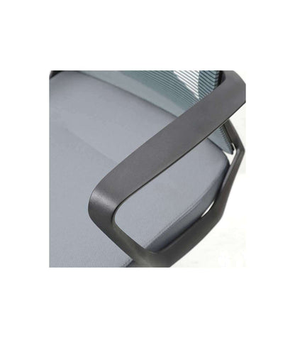 Silla Despacho Giratoria Elevable Acabado Gris, 60 Cm(ancho) 112-122 Cm(altura) 62cm(fondo)_4