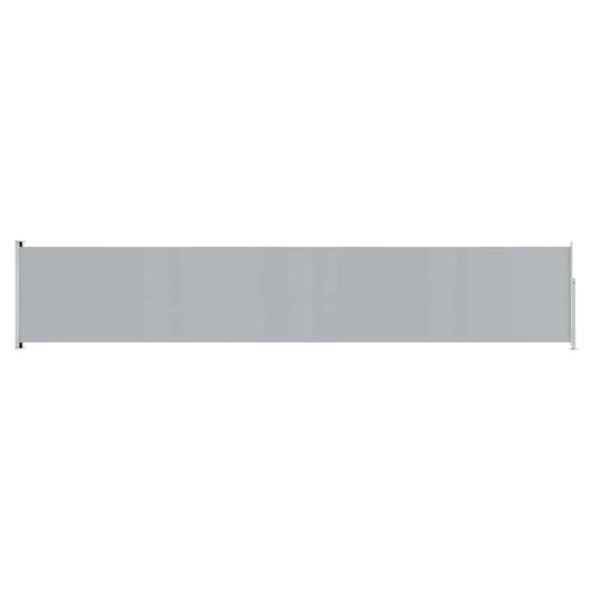 Vidaxl Toldo Lateral Retráctil De Jardín Gris 117x600 Cm_0