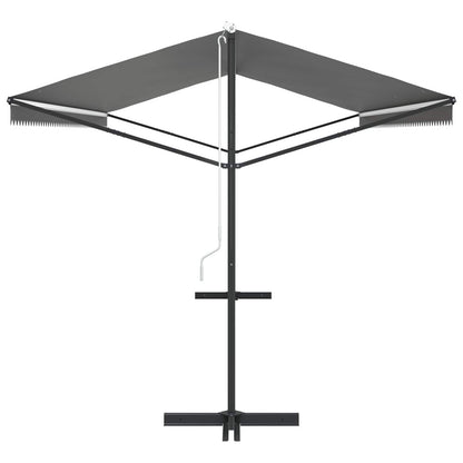 Toldo Independiente Gris 6 X 3 M Poliéster_4